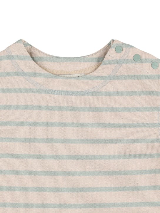 Liewood: Sweat-shirt en coton biologique - Blanc/Bleu - kids-girls_1 | Luisa Via Roma
