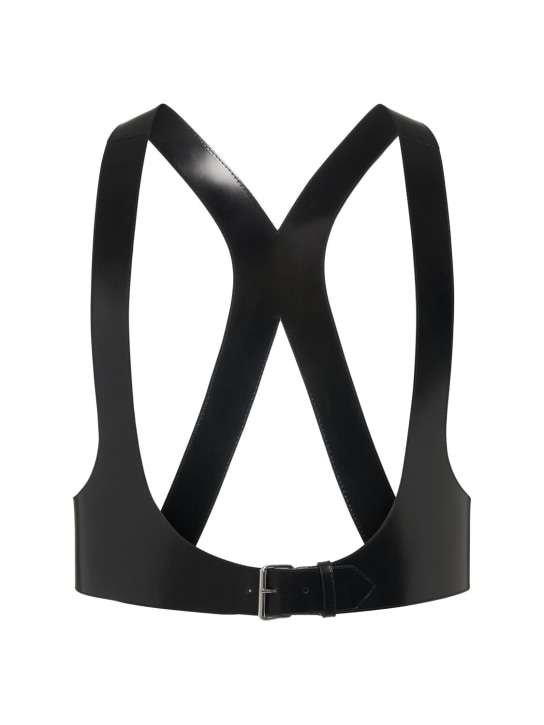 Alexander McQueen: Leather harness - men_0 | Luisa Via Roma