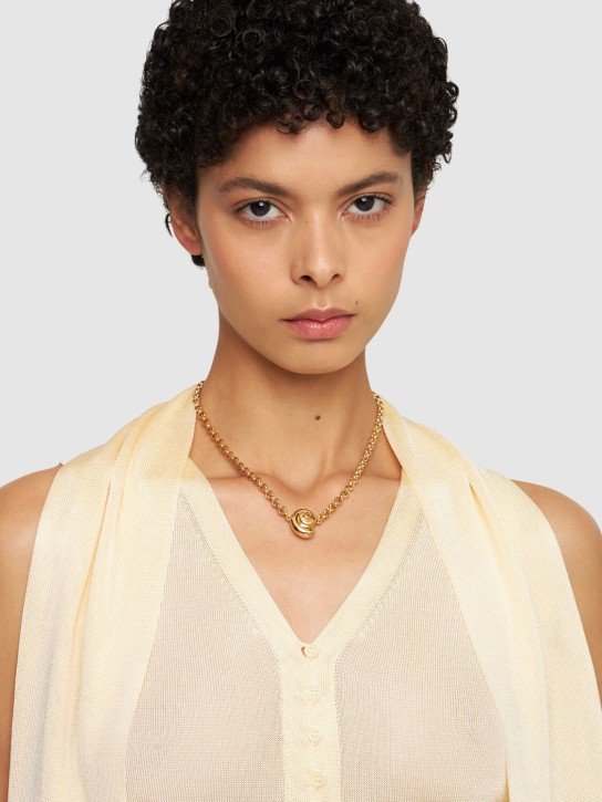 Timeless Pearly: Chain shell necklace - women_1 | Luisa Via Roma