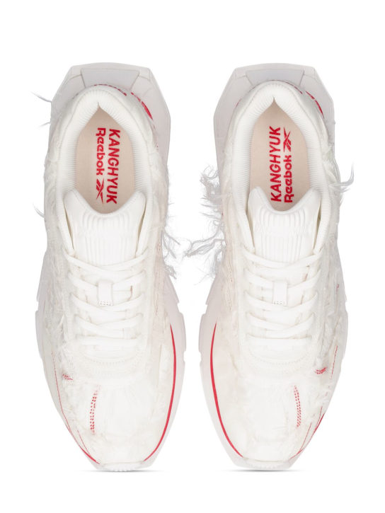 Reebok Classics: Kanghyuk LTD Classic leather sneakers - White/Red - men_5 | Luisa Via Roma