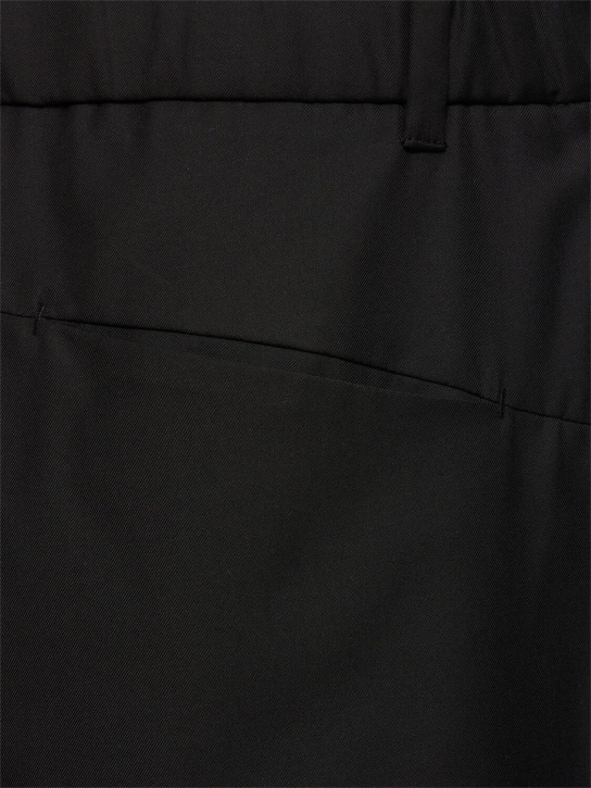 J.L-A.L: Bellow粘胶纤维混纺裤子 - 黑色 - men_1 | Luisa Via Roma