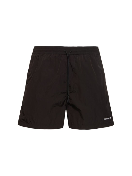 Carhartt WIP: Bañador shorts - Negro - men_0 | Luisa Via Roma