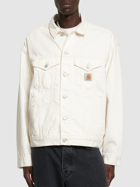 Carhartt WIP: Helston rinsed jacket - men_2 | Luisa Via Roma