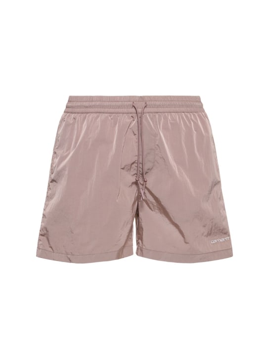 Carhartt WIP: Shorts mare Tobes - Glassy Pink - men_0 | Luisa Via Roma