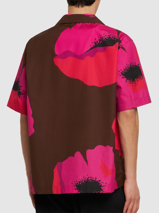 Valentino: Printed short sleeve shirt - men_2 | Luisa Via Roma