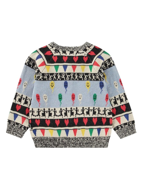 Molo: コットン＆ウールニットカーディガン - kids-girls_1 | Luisa Via Roma