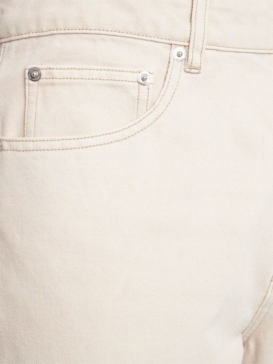 AMI Paris: Tapered cotton denim jeans - men_4 | Luisa Via Roma