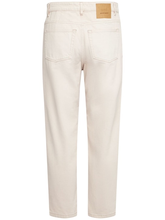AMI Paris: Tapered cotton denim jeans - men_3 | Luisa Via Roma