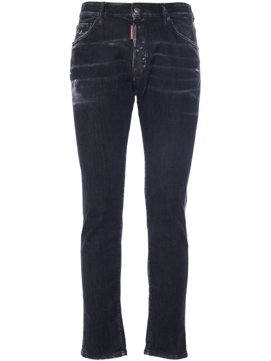 Dsquared2: Jeans aus Stretch-Denim „Cool Guy“ - Schwarz - men_0 | Luisa Via Roma