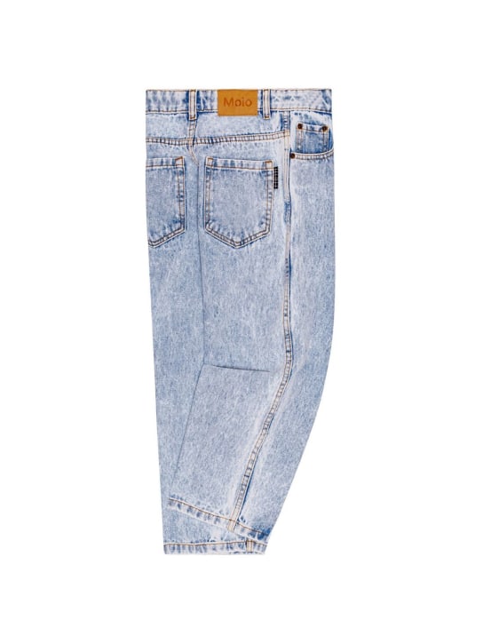 Molo: コットンデニムパンツ - kids-girls_1 | Luisa Via Roma