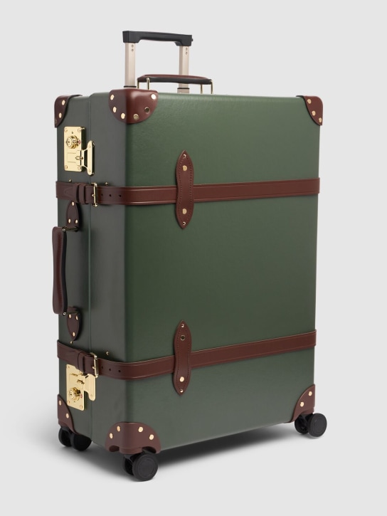 Globe-trotter: Grande valise à 4 roues - Vert/Marron - men_1 | Luisa Via Roma