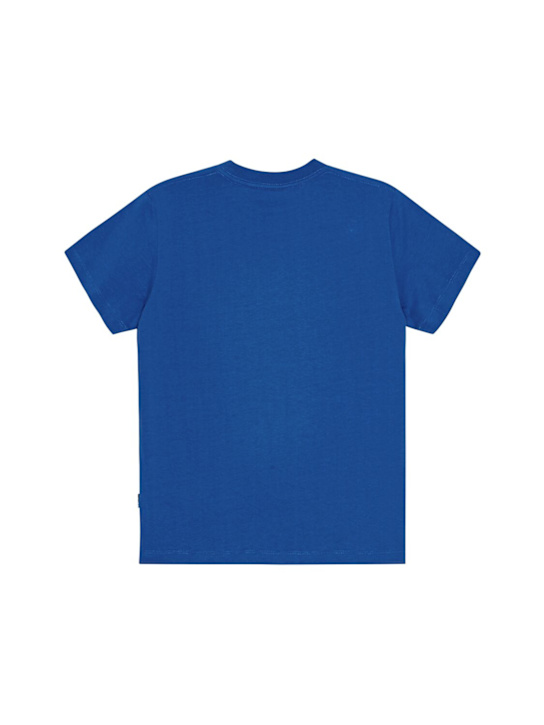 Molo: Bedrucktes T-Shirt aus Bio-Baumwolljersey - Blau - kids-girls_1 | Luisa Via Roma