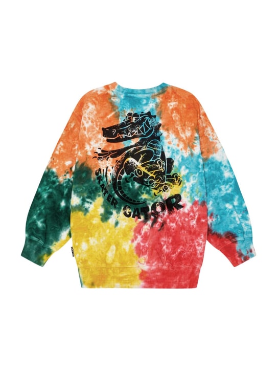 Molo: タイダイオーガニックコットンスウェットシャツ - kids-boys_1 | Luisa Via Roma