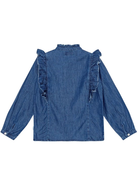 Molo: オーガニックコットンデニムシャツ - kids-girls_1 | Luisa Via Roma