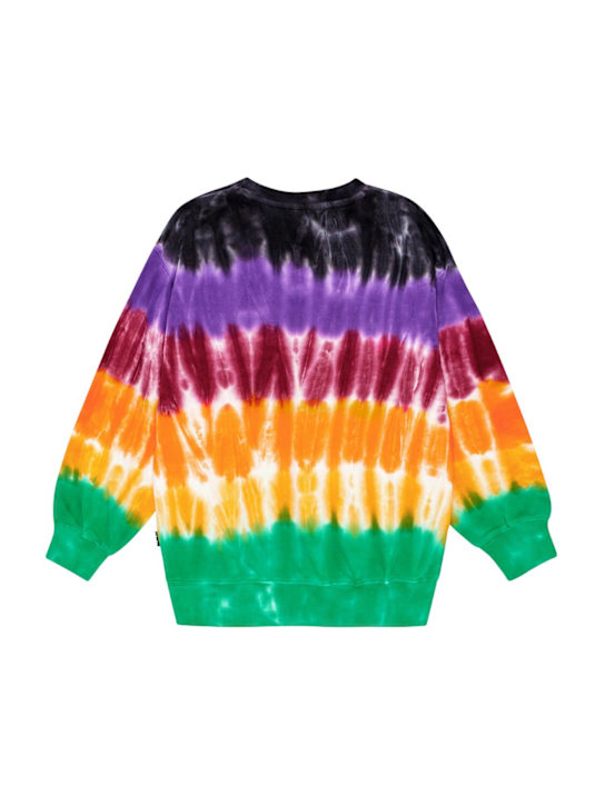 Molo: Tie dye organic cotton sweatshirt - kids-boys_1 | Luisa Via Roma