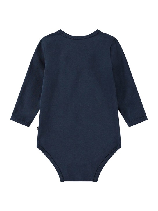 Molo: Body in jersey di cotone organico stampato - kids-boys_1 | Luisa Via Roma