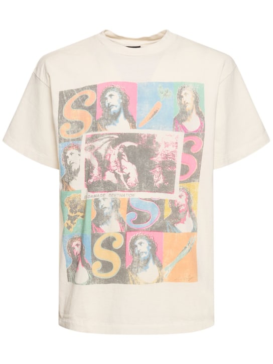 Saint Michael: Sean Wotherspoon X Saint MX6 t-shirt - Beyaz - men_0 | Luisa Via Roma