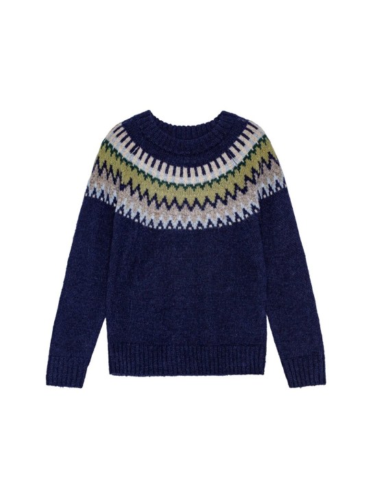 Molo: アルパカウールブレンドニットセーター - kids-boys_1 | Luisa Via Roma