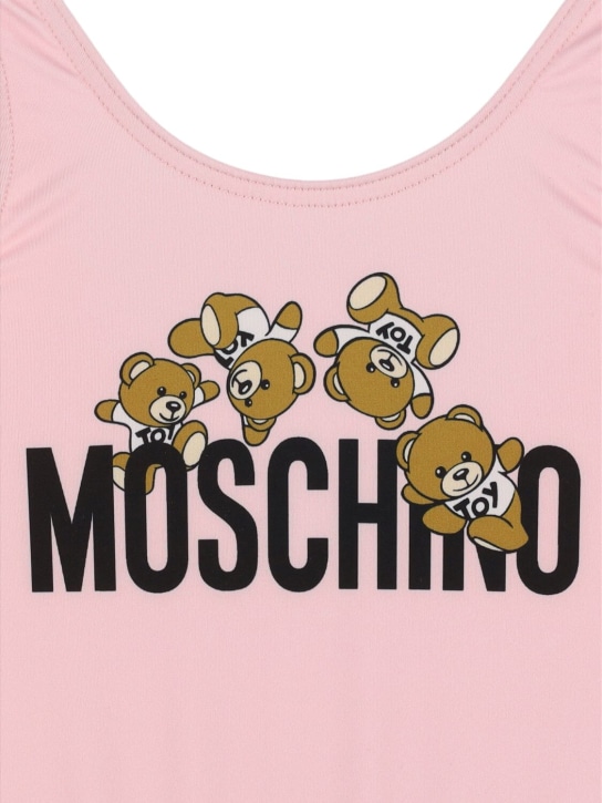 Moschino: Bañador entero de lycra - Rosa - kids-girls_1 | Luisa Via Roma