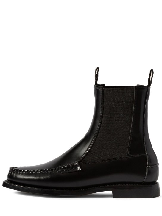 Hereu: 20mm Alda leather Chelsea boots - Black - women_0 | Luisa Via Roma