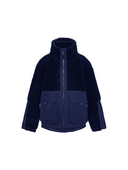 Molo: リサイクルポリエステルテディジャケット - kids-boys_0 | Luisa Via Roma