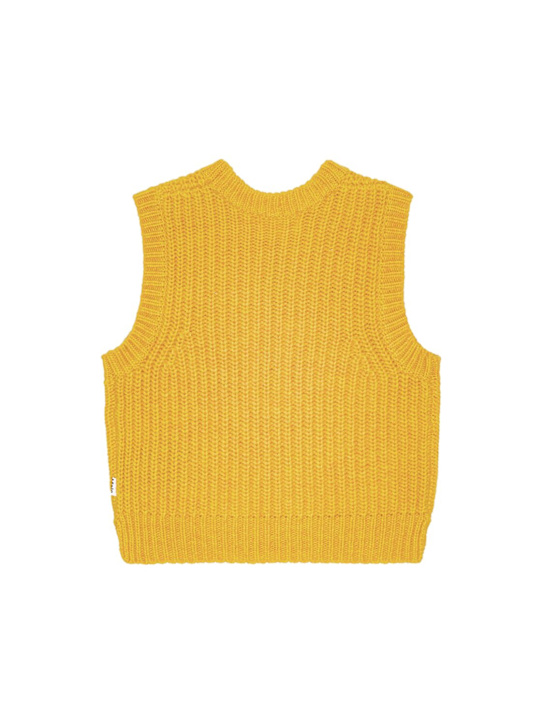 Molo: ウールブレンドニットベスト - kids-girls_1 | Luisa Via Roma