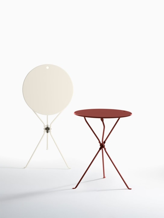 Zanotta: Table pliable Cumano - Blanc - ecraft_1 | Luisa Via Roma