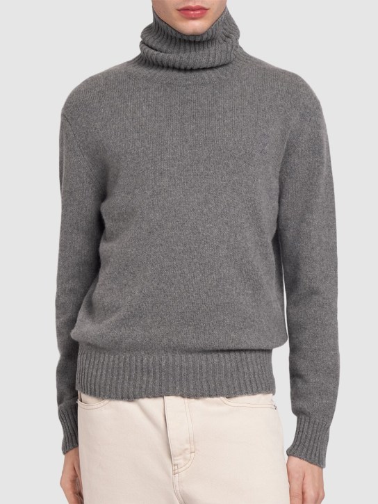 AMI Paris: Adc cashmere & wool turtleneck - men_2 | Luisa Via Roma