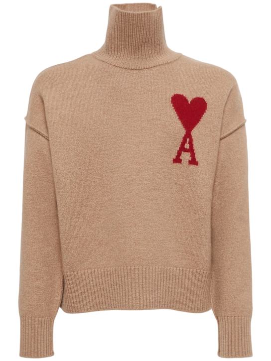 AMI Paris: Adc wool sweater - men_0 | Luisa Via Roma