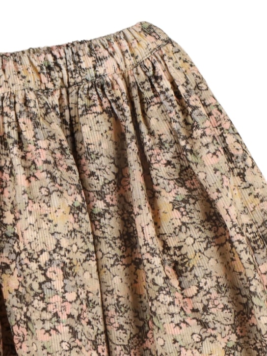Bonpoint: Gonna in cotone plissé stampato - Multicolore - kids-girls_1 | Luisa Via Roma