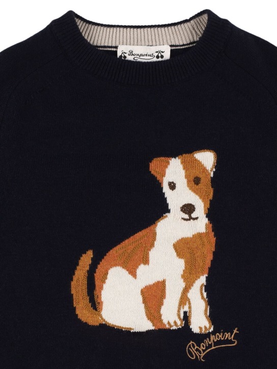 Bonpoint: ウールブレンドニットセーター - kids-girls_1 | Luisa Via Roma