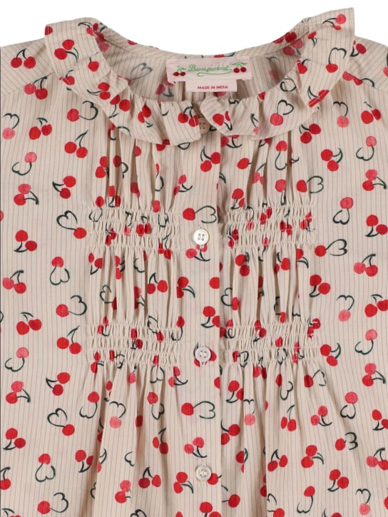 Bonpoint: Hemd aus Baumwollpopeline mit Druck - kids-girls_1 | Luisa Via Roma