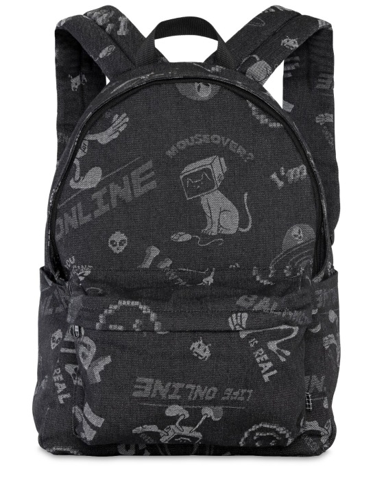 Molo: Zaino in tela di cotone stampata - kids-girls_0 | Luisa Via Roma