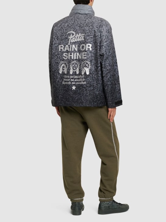Converse: Patta rain jacket - Black Gradient - men_1 | Luisa Via Roma