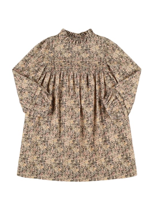 Bonpoint: Vestito in mussola di cotone stampata - kids-girls_0 | Luisa Via Roma