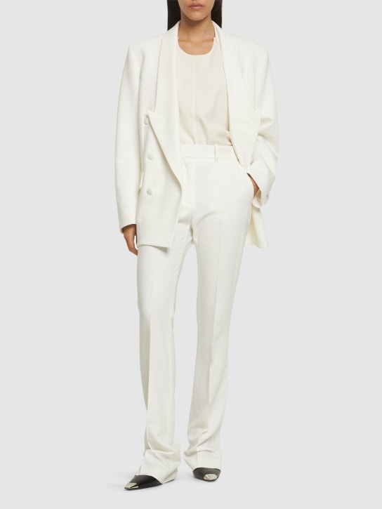 Coperni: Straight tailored pants - White - women_1 | Luisa Via Roma