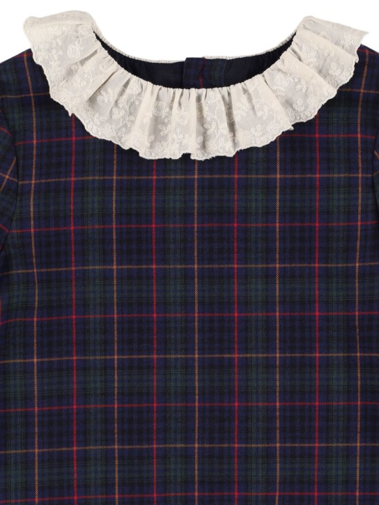 Bonpoint: Vestito in cotone check - kids-girls_1 | Luisa Via Roma