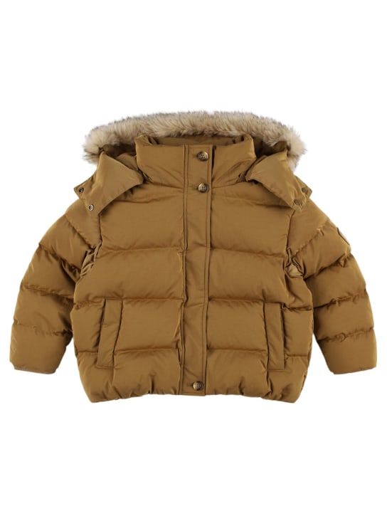 Bonpoint: フーデッドダウンジャケット - kids-girls_0 | Luisa Via Roma