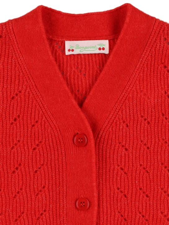 Bonpoint: ウールブレンドニットカーディガン - kids-girls_1 | Luisa Via Roma