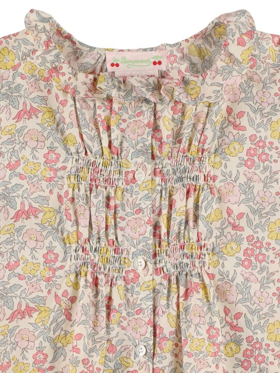 Bonpoint: コットンポプリンシャツ - kids-girls_1 | Luisa Via Roma