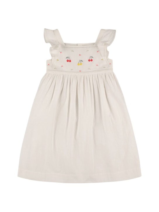Bonpoint: コットンポプリンワンピース - kids-girls_0 | Luisa Via Roma