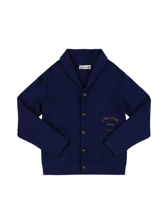 Bonpoint: ウールニットカーディガン - kids-boys_0 | Luisa Via Roma