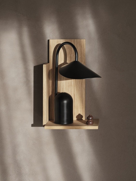 Ferm Living: Stagger tall oiled oak shelf - Oiled Oak - ecraft_1 | Luisa Via Roma