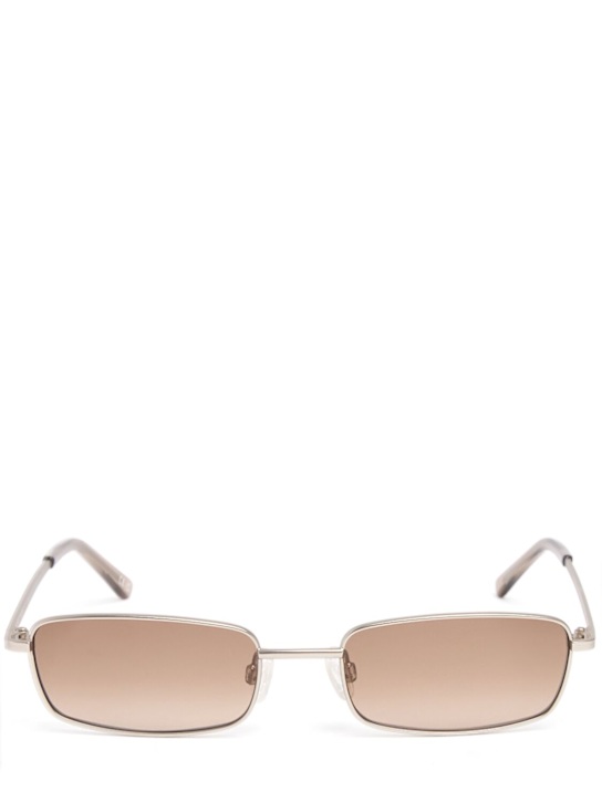 DMY Studios: Olsen squared metal sunglasses - women_0 | Luisa Via Roma