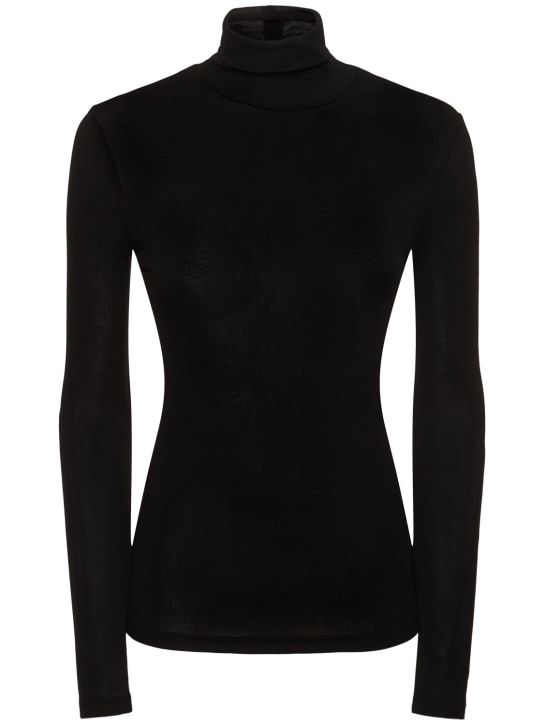 Agolde: Pascale ジャージーTシャツ - ブラック - women_0 | Luisa Via Roma