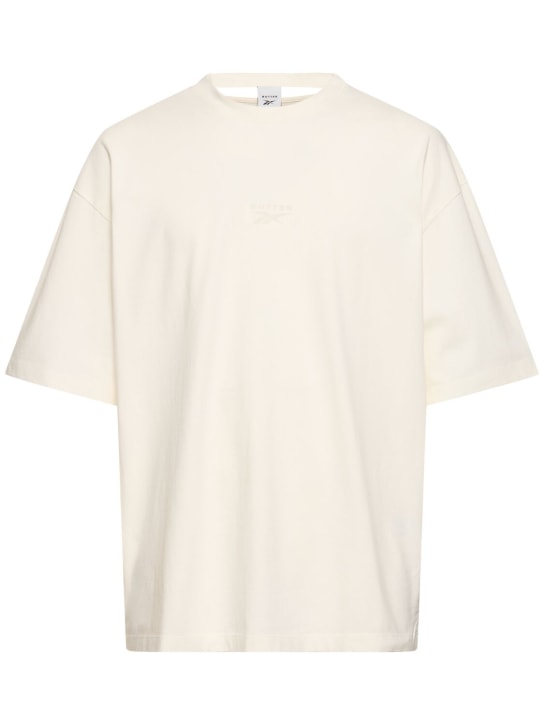 Reebok Classics: Botter Trompe L'Oeil t-shirt - Off White - men_0 | Luisa Via Roma