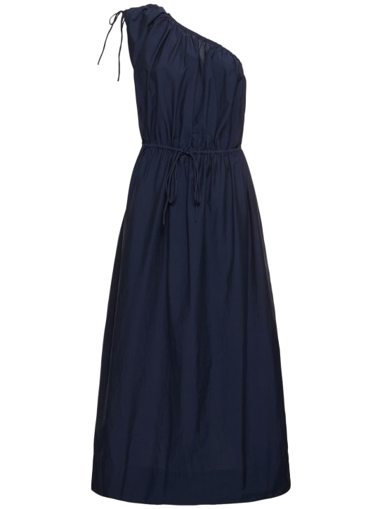 Soeur: Ashley one-shoulder cotton midi dress - 블루 - women_0 | Luisa Via Roma