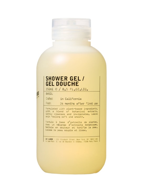 Le Labo: 250ml Basil Shower Gel - Transparent - beauty-men_0 | Luisa Via Roma