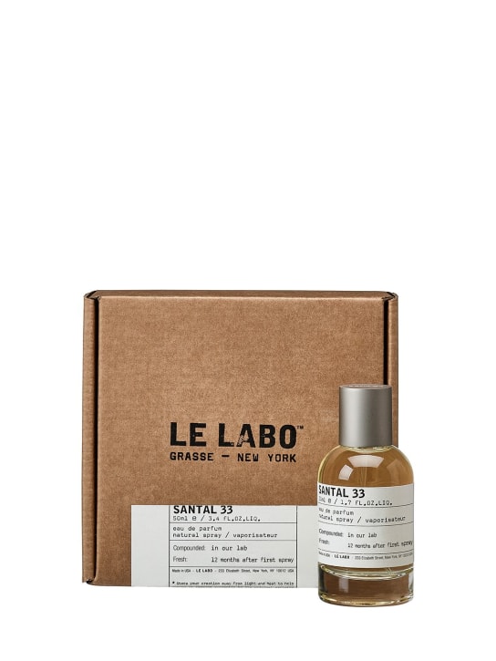 Le Labo: Eau de parfum Santal 33 50ml - Trasparente - beauty-women_1 | Luisa Via Roma