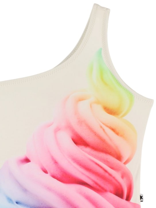 Molo: Recycled Lycra one piece swimsuit - Multicolor - kids-girls_1 | Luisa Via Roma